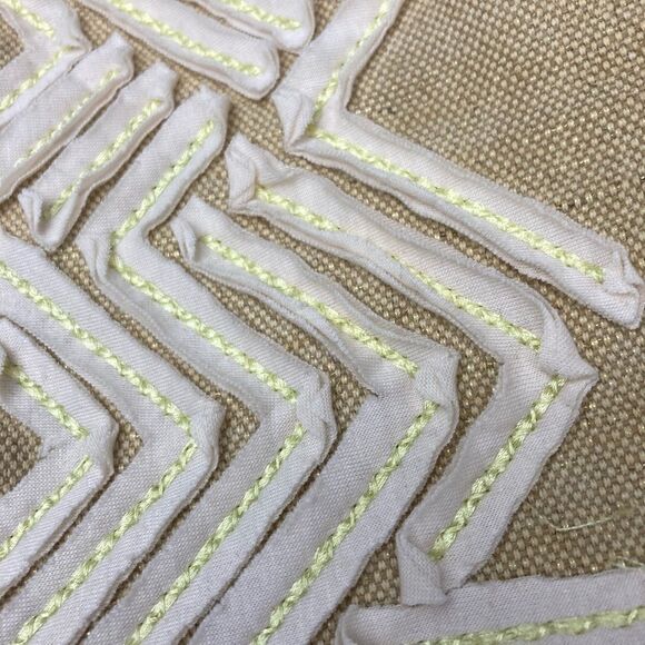 BCBG linen blend purse w/ detachable crossbody strap southwest summer vibe - Picture 3 of 16